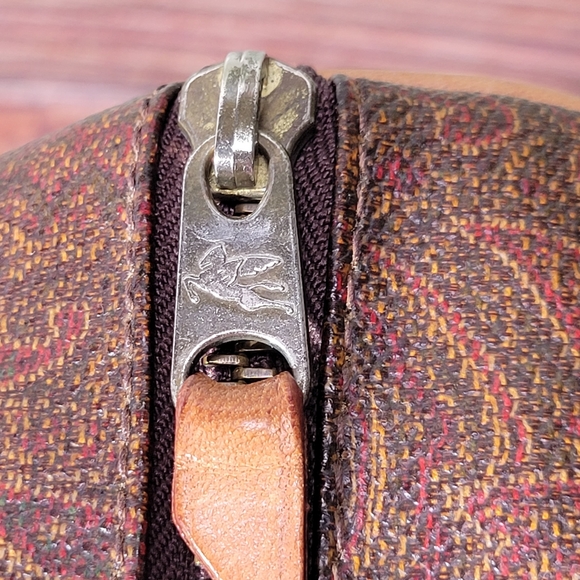 Etro Paisley Canvas Natural Leather Round Barrel shoulder purse/bag - Picture 8 of 16